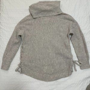 Ruby Moon Cowlneck Sweater with Tie Detail